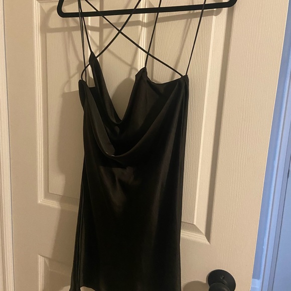 Silk cami low back dress - Picture 4 of 4